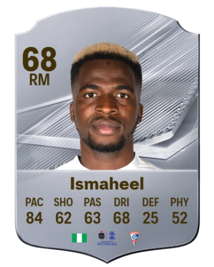 Ismaheel 68 Rare RM FC 26 card