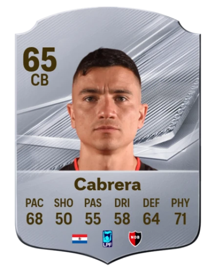 Cabrera 65 Silver CB FC 27 card