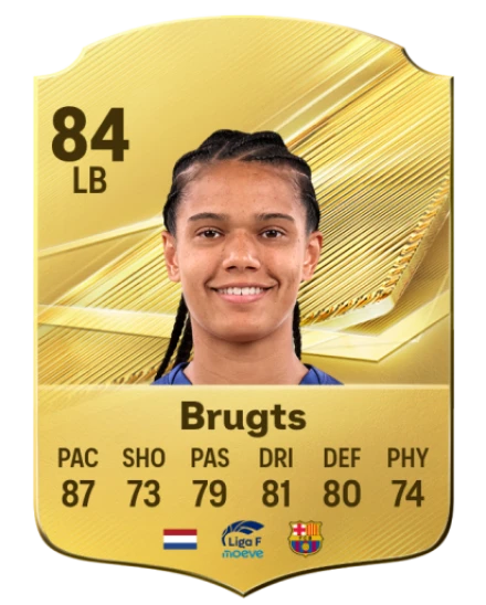 Brugts 84 Gold LB FC 27 card