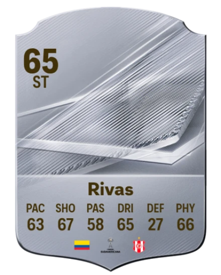 Rivas 65 Rare ST FC 26 card