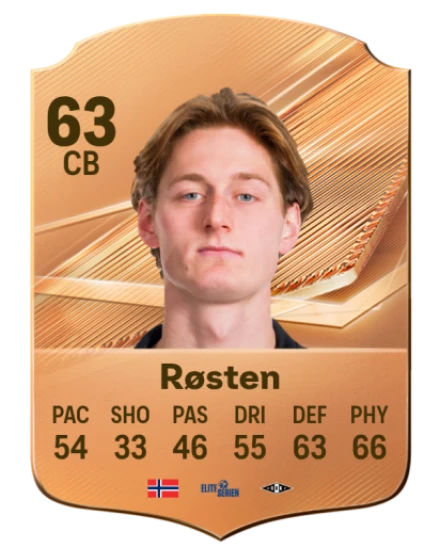 Røsten 63 Bronze CB FC 27 card