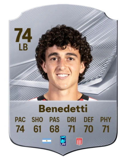 Benedetti 74 Common LB FC 26 card
