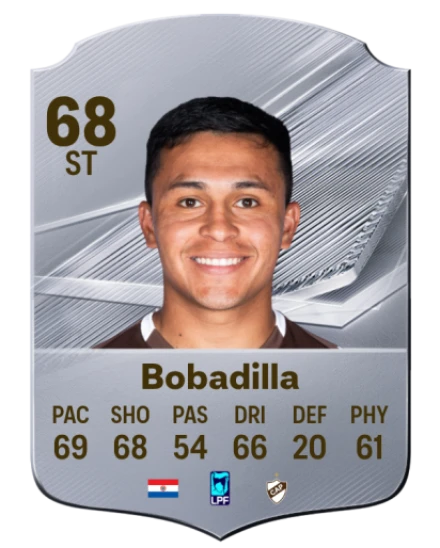 Bobadilla 68 Silver ST FC 27 card