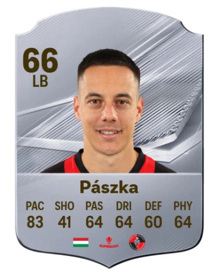 Pászka 66 Common LB FC 26 card