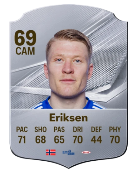 Eriksen 69 Common CAM FC 26 card
