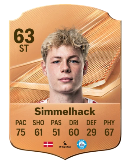 Simmelhack 63 Rare ST FC 26 card