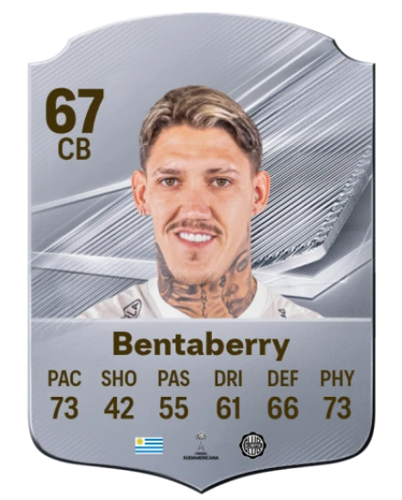 Bentaberry 67 Silver CB FC 27 card