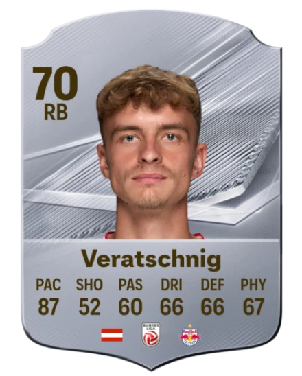 Veratschnig 70 Common RB FC 26 card
