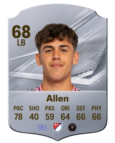 Allen 68 Rare LB FC 26 card