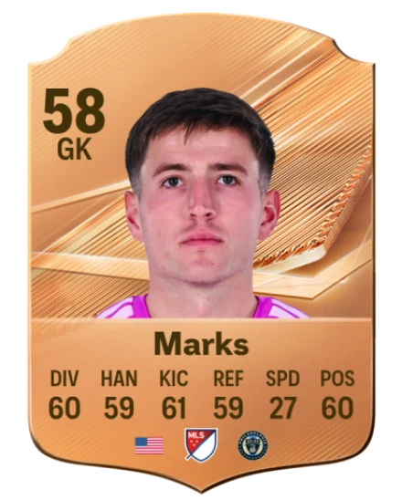 Marks 58 Bronze GK FC 27 card
