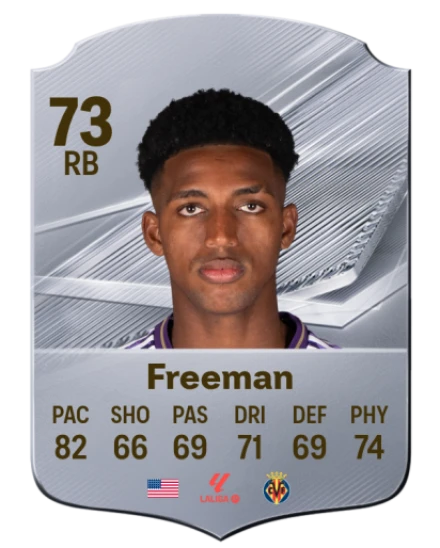 Freeman 73 Silver RB FC 27 card