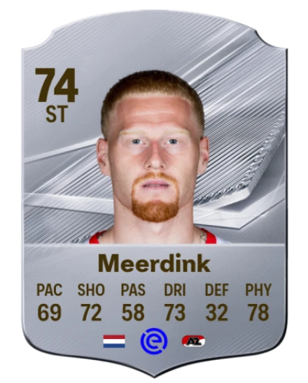 Meerdink 74 Common ST FC 26 card