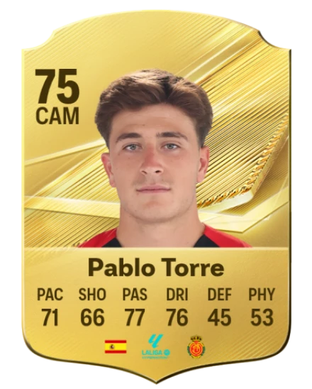 Pablo Torre 75 Common CAM FC 26 card