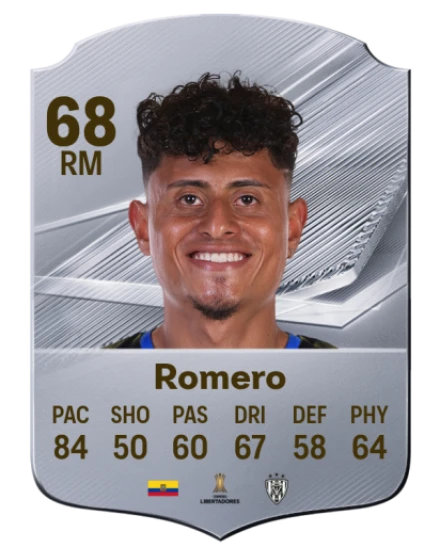 Romero 68 Silver RM FC 27 card
