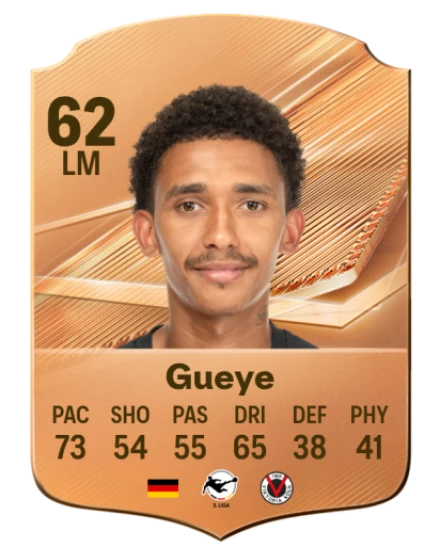 Gueye 62 Bronze LM FC 27 card