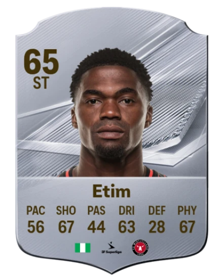 Etim 65 Silver ST FC 27 card