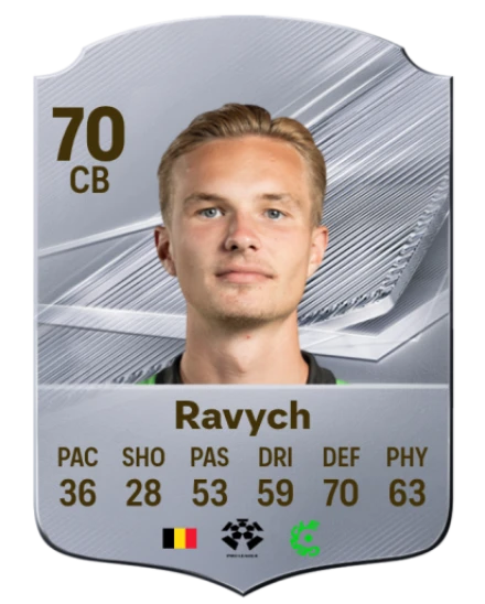 Ravych 70 Rare CB FC 26 card