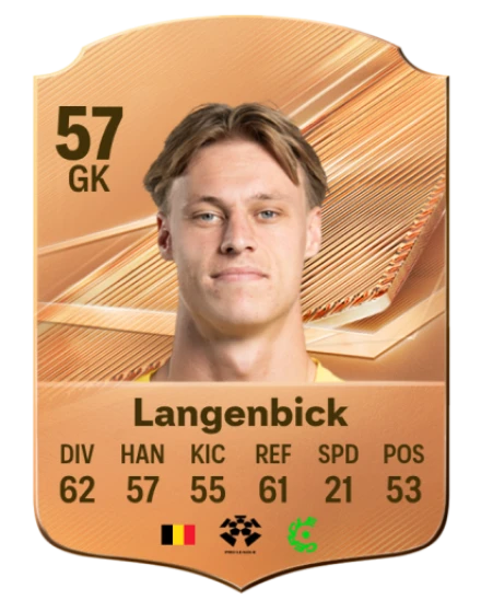 Langenbick 57 Bronze GK FC 27 card