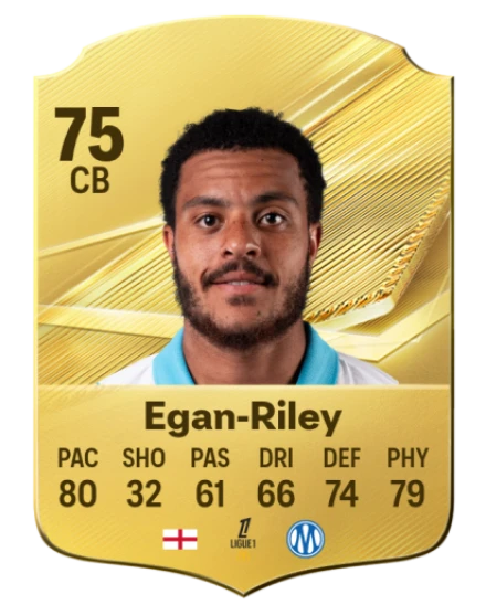 Egan-Riley 75 Common CB FC 26 card