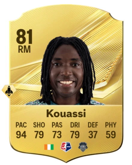 Kouassi 81 Common RM FC 26 card