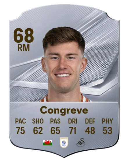 Congreve 68 Silver RM FC 27 card