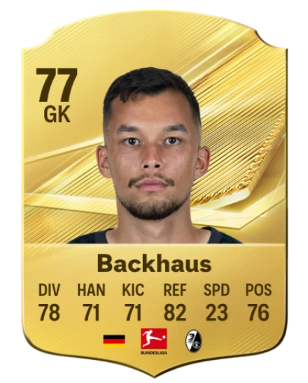 Backhaus 77 Common GK FC 26 card