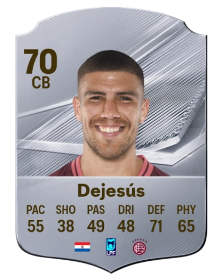Dejesús 70 Silver CB FC 27 card