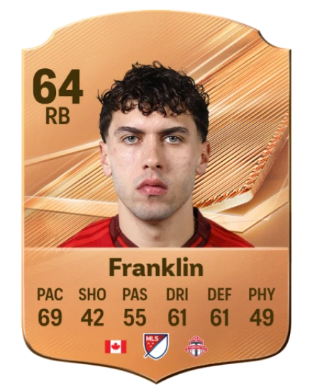 Franklin 64 Bronze RB FC 27 card