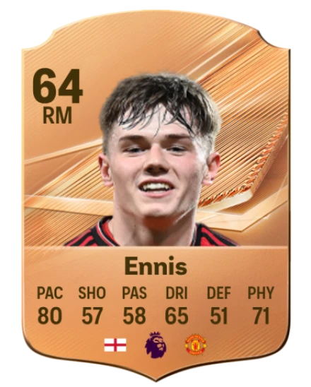Ennis 64 Bronze RM FC 27 card