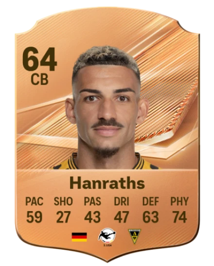 Hanraths 64 Common CB FC 26 card