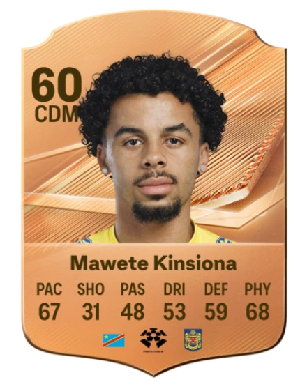 Mawete Kinsiona 60 Bronze CDM FC 27 card