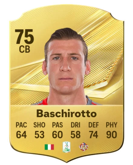 Baschirotto 75 Common CB FC 26 card