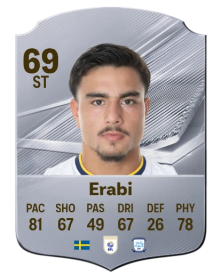 Erabi 69 Silver ST FC 27 card