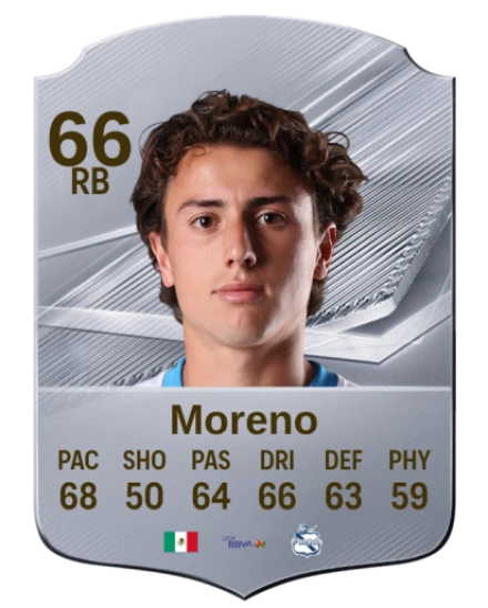 Moreno 66 Silver RB FC 27 card