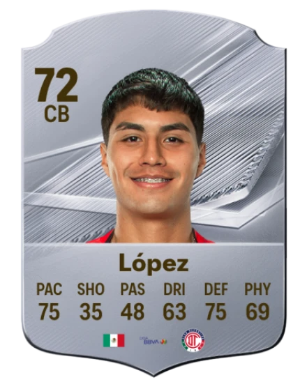 López 72 Silver CB FC 27 card