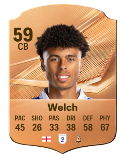 Welch 59 Bronze CB FC 27 card