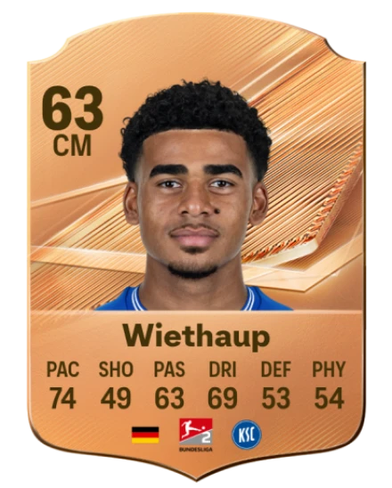 Wiethaup 63 Common CM FC 26 card