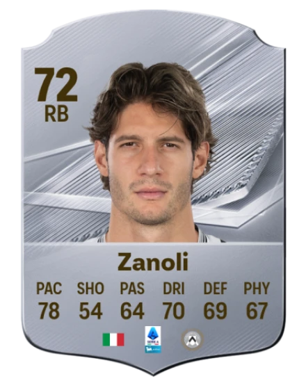 Zanoli 72 Common RB FC 26 card