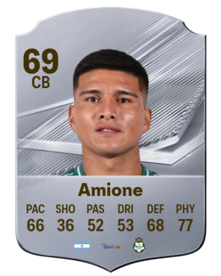 Amione 69 Rare CB FC 26 card