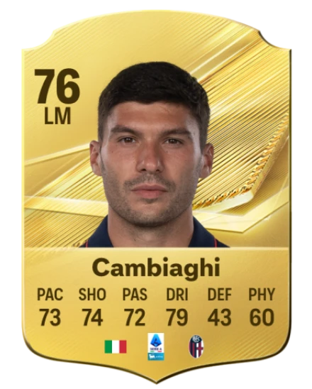 Cambiaghi 76 Common LM FC 26 card