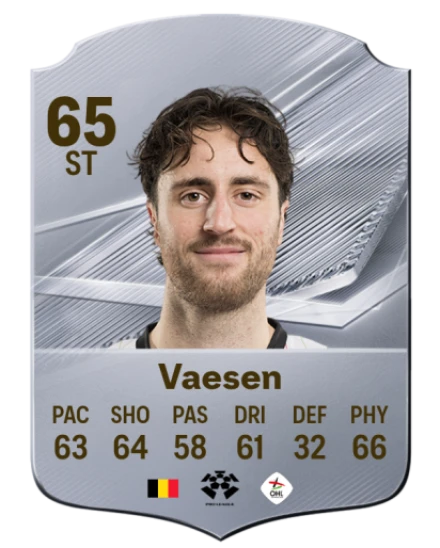 Vaesen 65 Silver ST FC 27 card