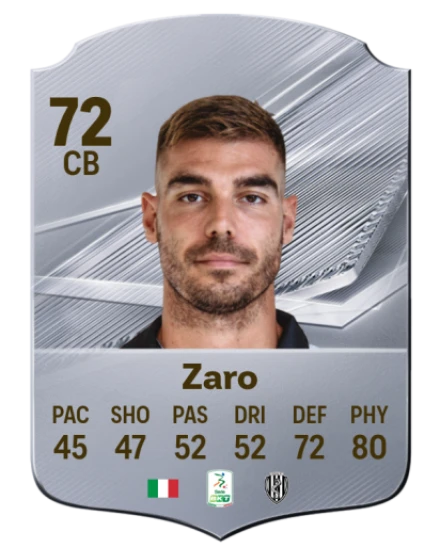 Zaro 72 Rare CB FC 26 card