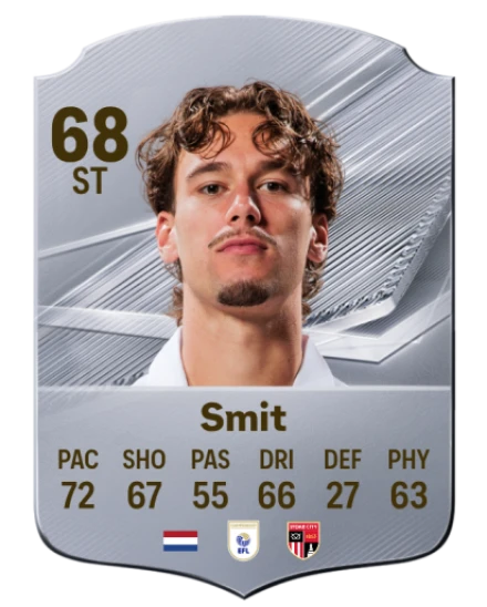 Smit 68 Common ST FC 26 card