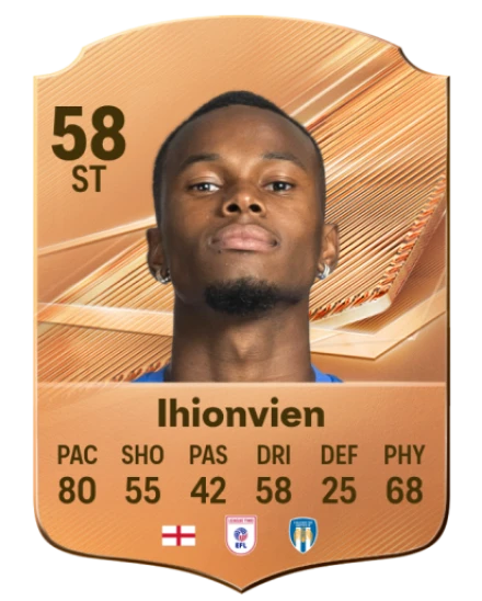 Ihionvien 58 Bronze ST FC 27 card