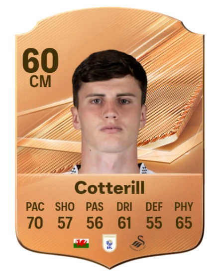 Cotterill 60 Bronze CM FC 27 card