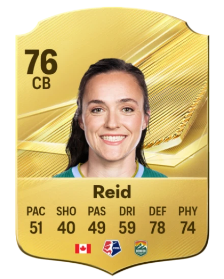 Reid 76 Common CB FC 26 card