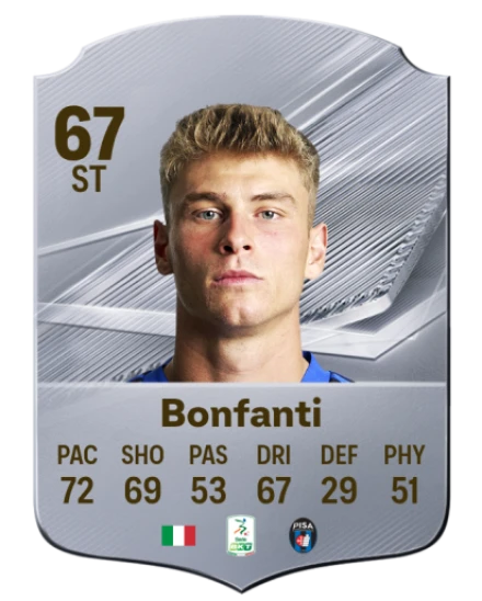 Bonfanti 67 Silver ST FC 27 card
