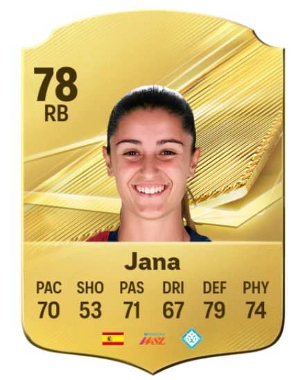 Jana 78 Gold RB FC 27 card
