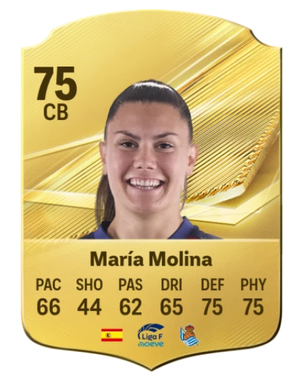 María Molina 75 Common CB FC 26 card
