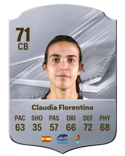 Claudia Florentino 71 Common CB FC 26 card